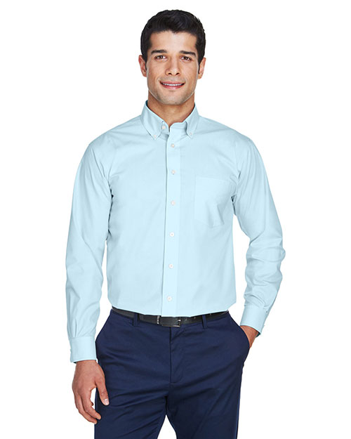 Devon & Jones Classic D620 Men Crown Collection Solid Broadcloth at GotApparel