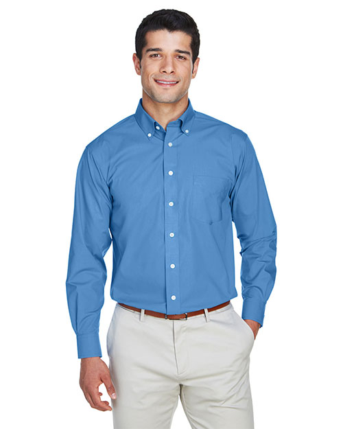 Devon & Jones Classic D620 Men Crown Collection Solid Broadcloth at GotApparel