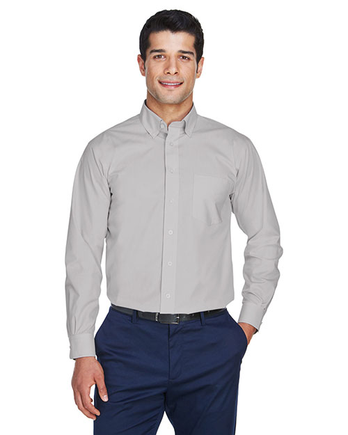 Devon & Jones Classic D620 Men Crown Collection Solid Broadcloth at GotApparel
