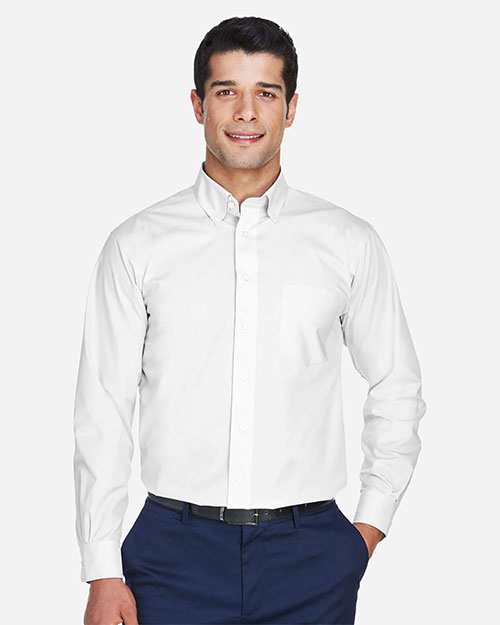Devon & Jones Classic D620 Men Crown Collection Solid Broadcloth at GotApparel
