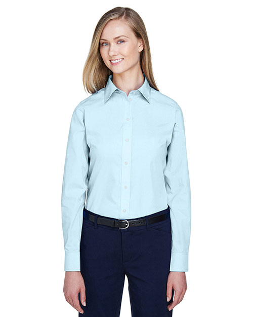 Devon & Jones Classic D620W Women Crown Collection Solid Broadcloth at GotApparel