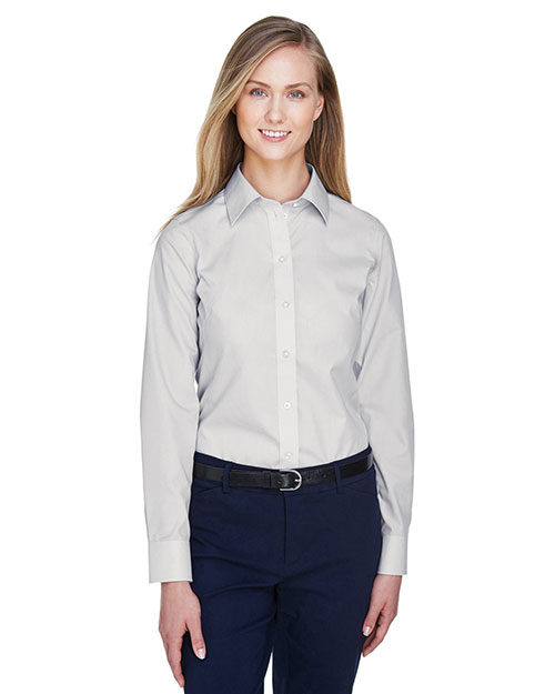 Devon & Jones Classic D620W Women Crown Collection Solid Broadcloth at GotApparel