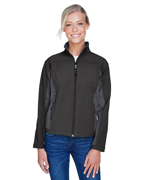 Devon & Jones Classic D997W Women Soft Shell Colorblock Jacket at GotApparel