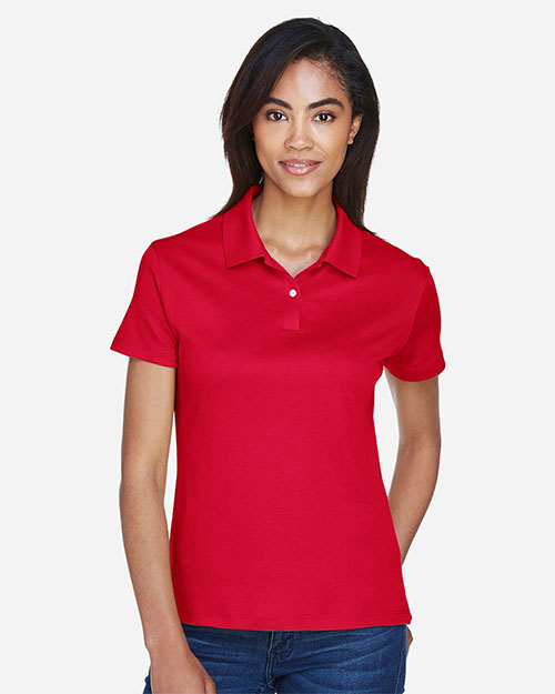 Devon & Jones Classic DG200W Women Pima-Tech Jet Pique Polo at GotApparel