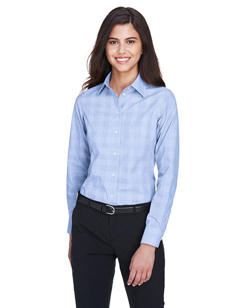 Devon & Jones Classic DG520W Women Crown Collection Glen Plaid at GotApparel