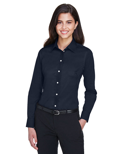 Devon & Jones Classic DG530W Women Crown Collection Solid Stretch Twill at GotApparel