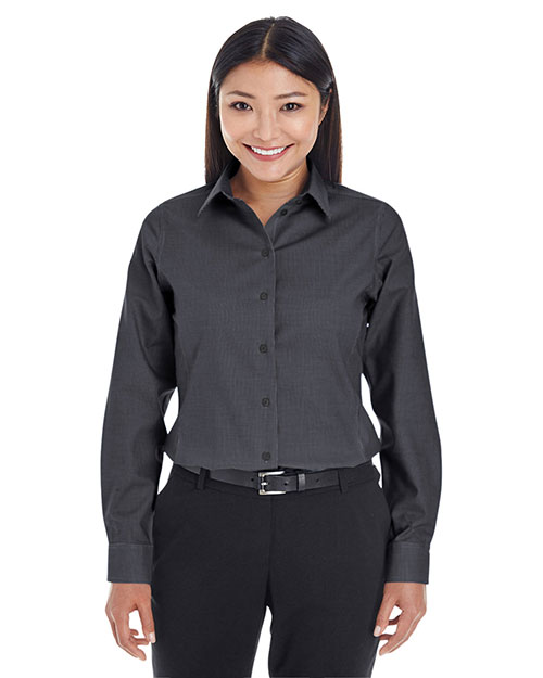 Devon & Jones Classic DG532W Women Crown Collection Royal Dobby Shirt at GotApparel