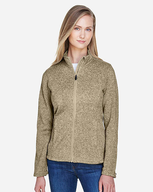 Devon & Jones Classic DG793W Women Bristol Full-Zip Sweater Fleece Jacket at GotApparel