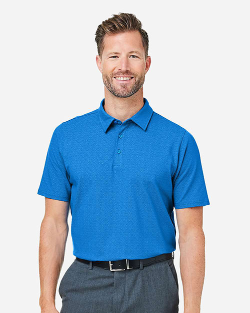 Devon & Jones DG101 Men's Crownlux Performance® Geo Polo at GotApparel