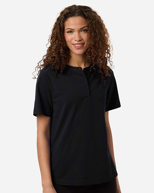 Devon & Jones DG102W Women's Seaton Pebble Textured Polo at GotApparel