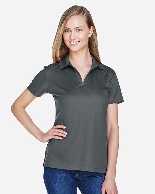Devon & Jones DG20W CrownLux Performance Ladies 5.1 oz Plaited Polo at GotApparel
