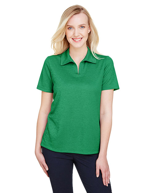 Devon & Jones DG22W CrownLux Performance Ladies 4.9 oz Address Melange Polo at GotApparel