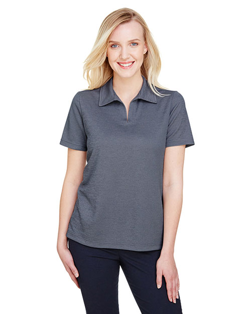 Devon & Jones DG22W CrownLux Performance Ladies 4.9 oz Address Melange Polo at GotApparel