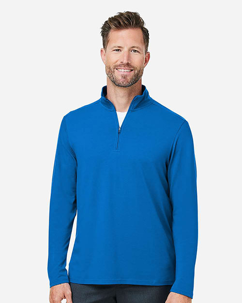Devon & Jones DG425 Men's Raleigh Stretch Quarter-Zip Pullover at GotApparel