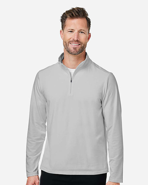 Devon & Jones DG425 Men's Raleigh Stretch Quarter-Zip Pullover at GotApparel