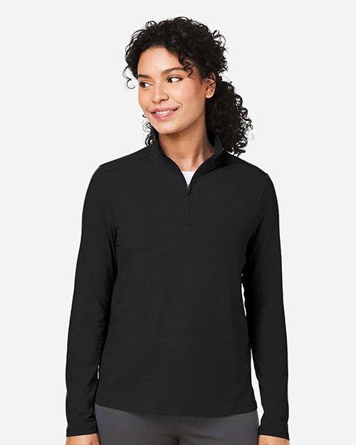 Devon & Jones DG425W Women's Raleigh Stretch Quarter-Zip Pullover at GotApparel