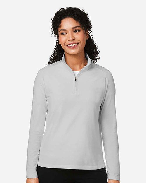Devon & Jones DG425W Women's Raleigh Stretch Quarter-Zip Pullover at GotApparel