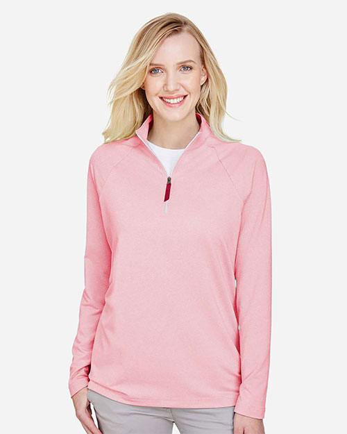 Devon & Jones DG480W CrownLux Performance Ladies 8.7 oz. Quarter-Zip at GotApparel