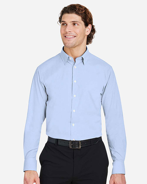 Devon & Jones DG537 CrownLux Performance® Men's Microstripe Shirt at GotApparel