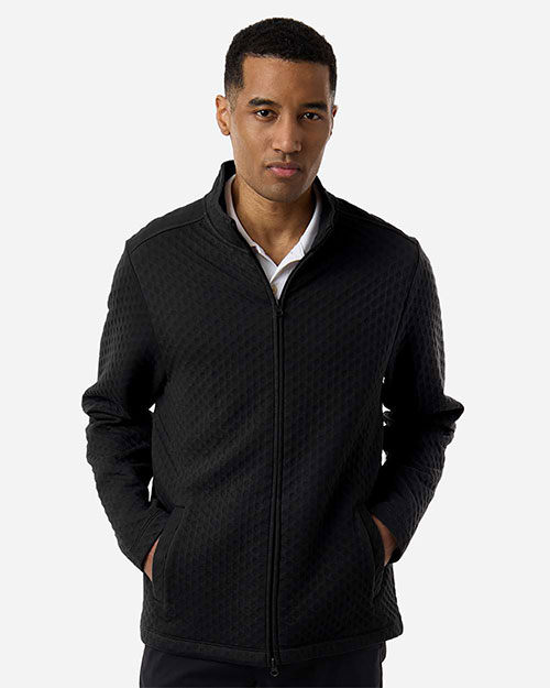 Devon & Jones DG740 Men's Berkley Textured Full-Zip Jacket at GotApparel