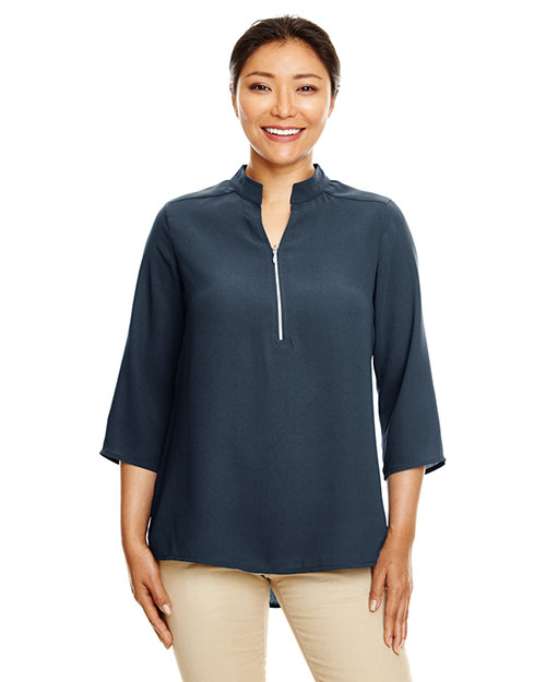 Devon & Jones DP611W Ladies 4.6 oz Perfect Fit 3/4-Sleeve Crepe Tunic at GotApparel