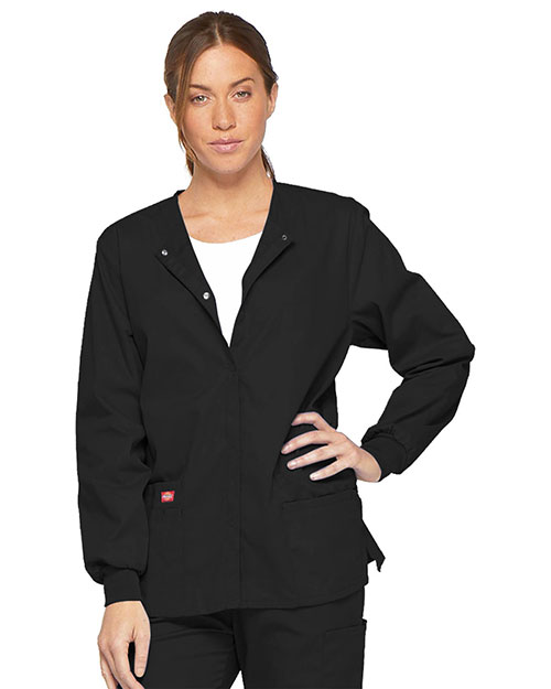 Dickies Medical 86306 Women 's Round Neck Jacket at GotApparel