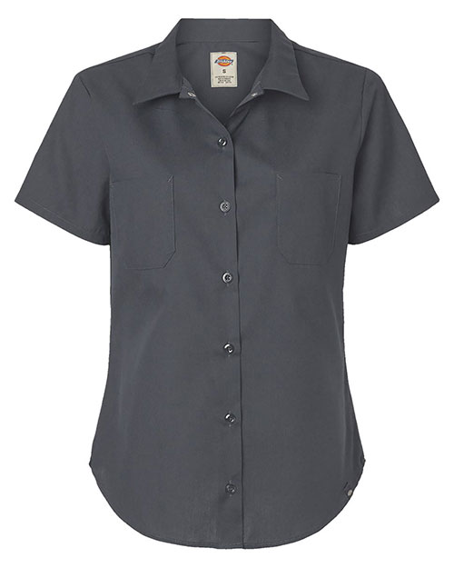 Dickies 5350 Women's Short Sleeve Industrial Work Shirt at GotApparel