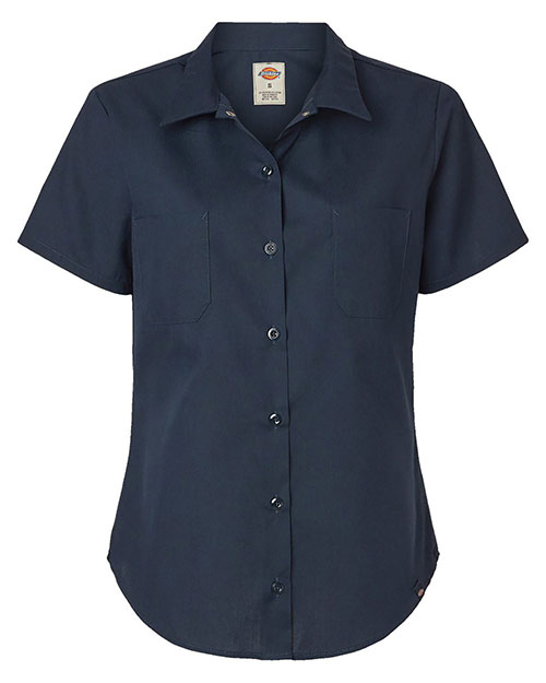 Dickies 5350 Women's Short Sleeve Industrial Work Shirt at GotApparel