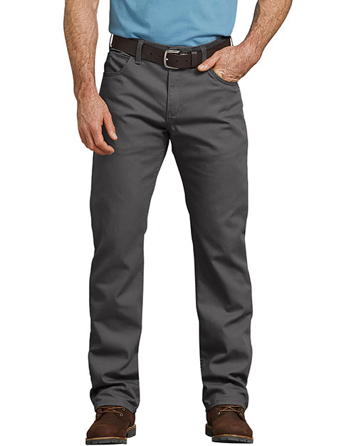 Dickies DP803 Men's FLEX Regular Fit Straight Leg Tough Max™ Duck 5-Pocket Pant at GotApparel