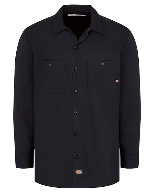 Dickies L307T Industrial Cotton Long Sleeve Work Shirt - Long Sizes at GotApparel