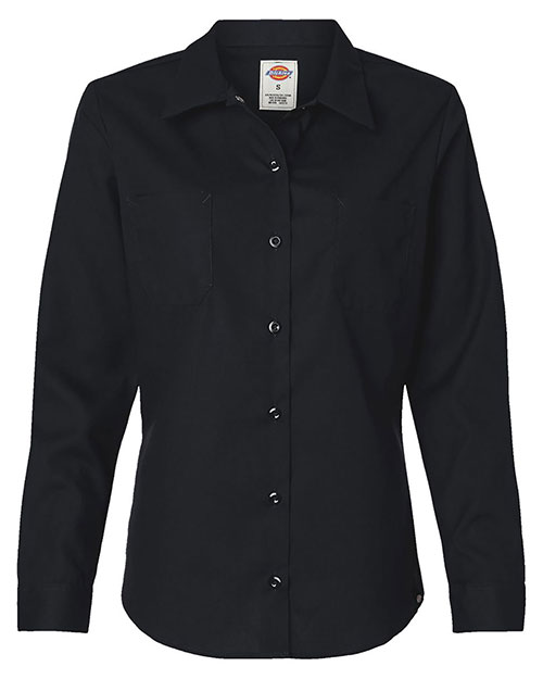Dickies L5350 Women's Long Sleeve Industrial Work Shirt at GotApparel