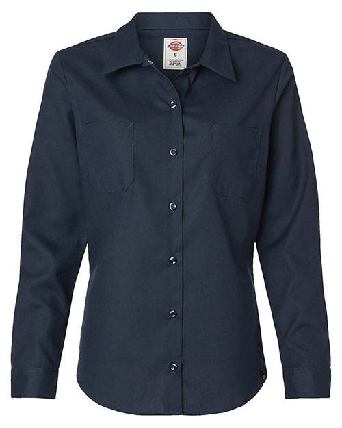 Dickies L5350 Women's Long Sleeve Industrial Work Shirt at GotApparel