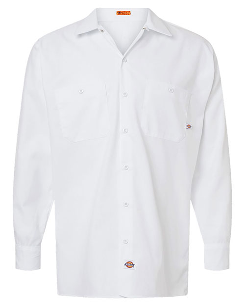 Dickies L535L Industrial Long Sleeve Work Shirt - Long Sizes at GotApparel