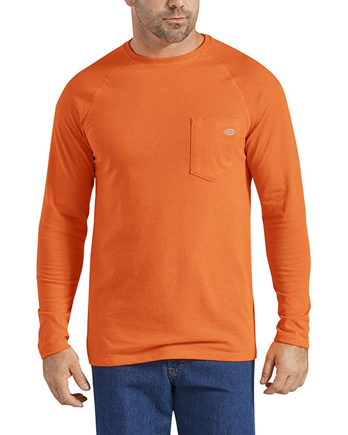 Dickies SL600  Men's Temp-iQ Performance Cooling Long Sleeve Pocket T-Shirt at GotApparel