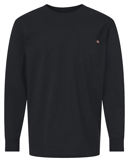 Dickies WL50 Men Traditional Heavyweight Long Sleeve T-Shirt at GotApparel