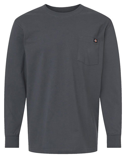 Dickies WL50 Men Traditional Heavyweight Long Sleeve T-Shirt at GotApparel