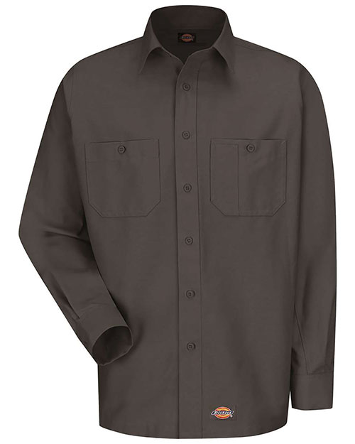 Dickies WS10T Long Sleeve Work Shirt Tall Sizes at GotApparel