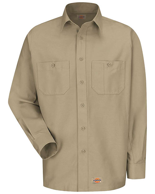 Dickies WS10T Long Sleeve Work Shirt Tall Sizes at GotApparel