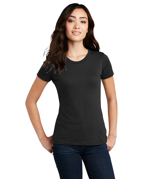 District Made DM108L Women Perfect Blend Crew Tee at GotApparel