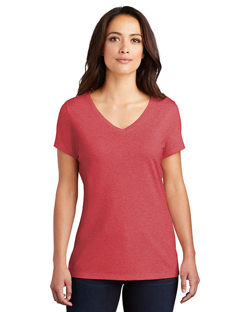 District DM1350L Women Perfect Tri & V-Neck Tee at GotApparel