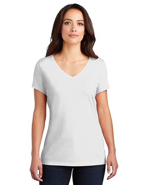 District Made DM1350L Women Perfect Tri & V-Neck Tee at GotApparel