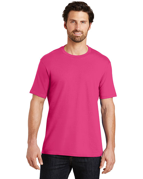 District Made DT104 Men Perfect Weight Crew Tee at GotApparel