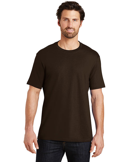 District Made DT104 Men Perfect Weight Crew Tee at GotApparel