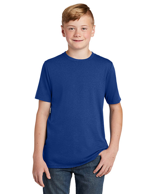 District Made DT130Y Boys Youth Perfect Tri Crew Tee at GotApparel