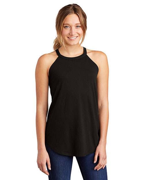 District DT137L Women Perfect Tri Rocker Tank at GotApparel