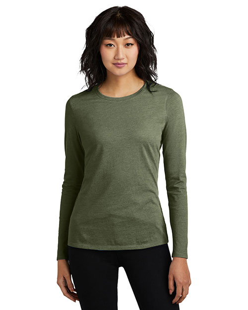 District ® Women's Perfect Blend ® CVC Long Sleeve Tee DT110 at GotApparel