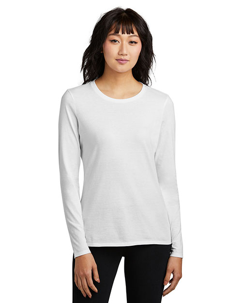 District ®  Women's Perfect Blend ®  CVC Long Sleeve Tee DT110 at GotApparel