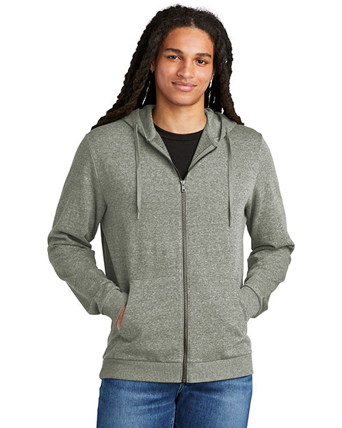 District Perfect Tri Fleece Full-Zip Hoodie DT1302 at GotApparel