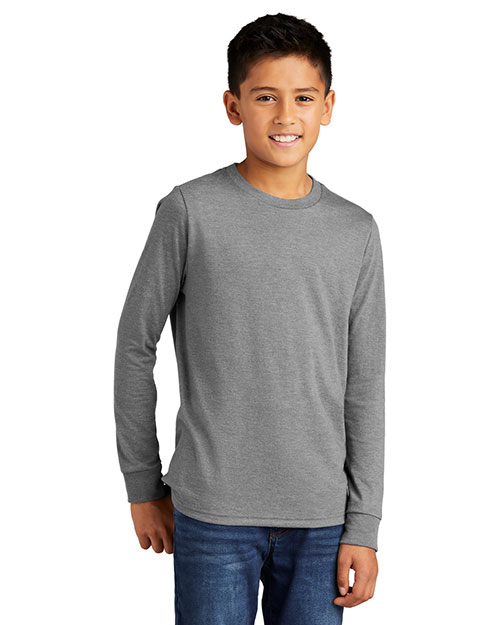 District Youth Perfect Tri Long Sleeve Tee DT132Y at GotApparel
