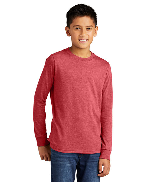 District Youth Perfect Tri Long Sleeve Tee DT132Y at GotApparel